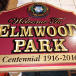Carved 23K Gold Leaf PVC sign for Elmwood Park by NJ Sign Man from Advertising Unlimited Sign Co.