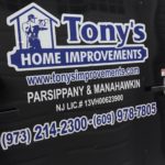 Tony's Home Improvements Trailer Sign Lettering