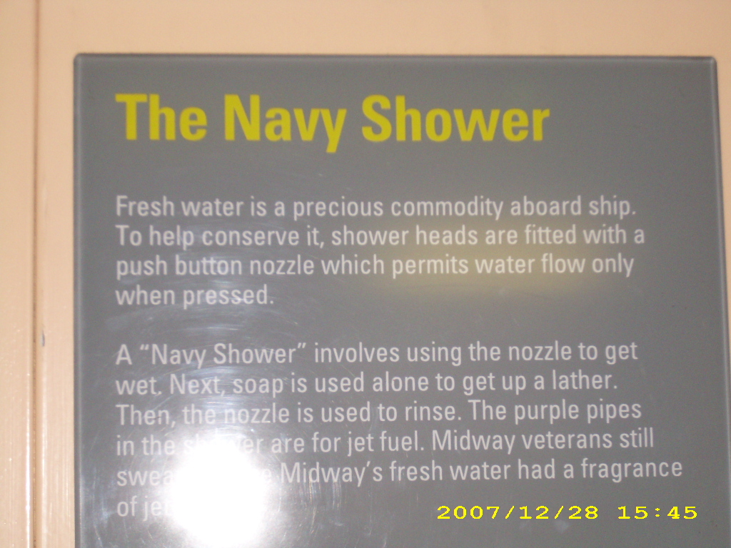 The Navy Shower NJ Sign Company Advertising Unlimited
